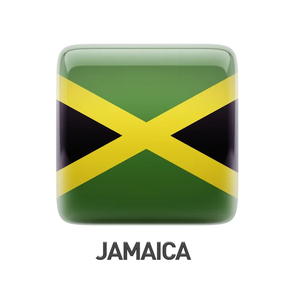 Ikone der jamaikanischen Flagge — Stockfoto