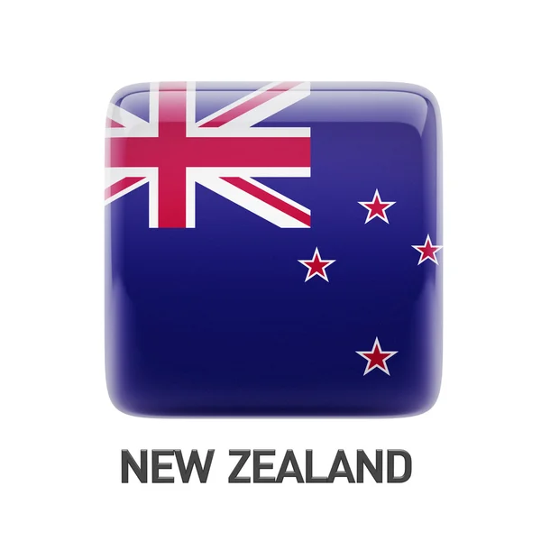 New Zealand Flag Icon — Stock Photo, Image