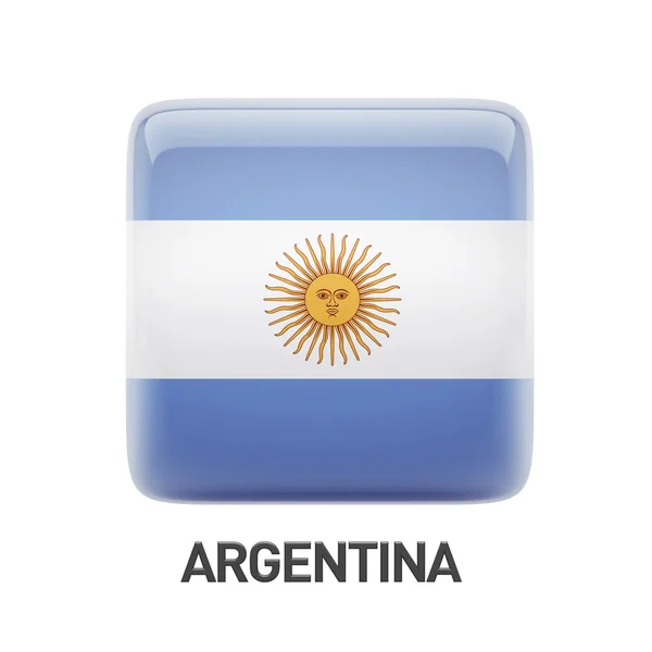 Argentina flaggikonen — Stockfoto