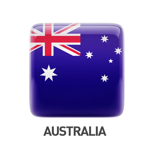 Australia Flag Icon — Stock Photo, Image