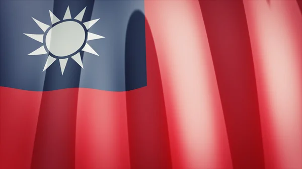 Taiwan Flag — Stock Photo, Image