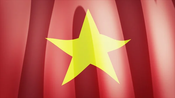 Vlag van Vietnam — Stockfoto