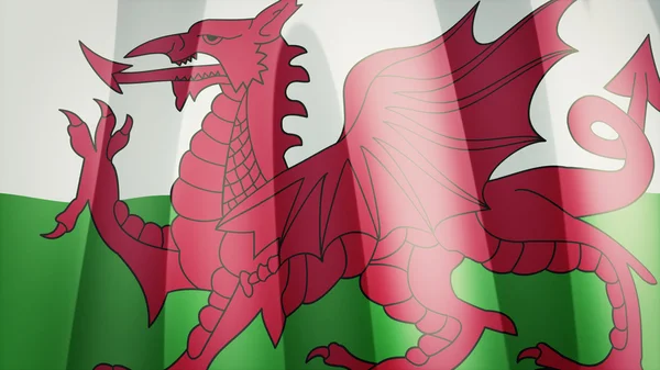Wales Flag — Stock Photo, Image