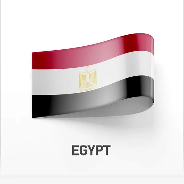 Het pictogram van de vlag van Egypte — Stockfoto