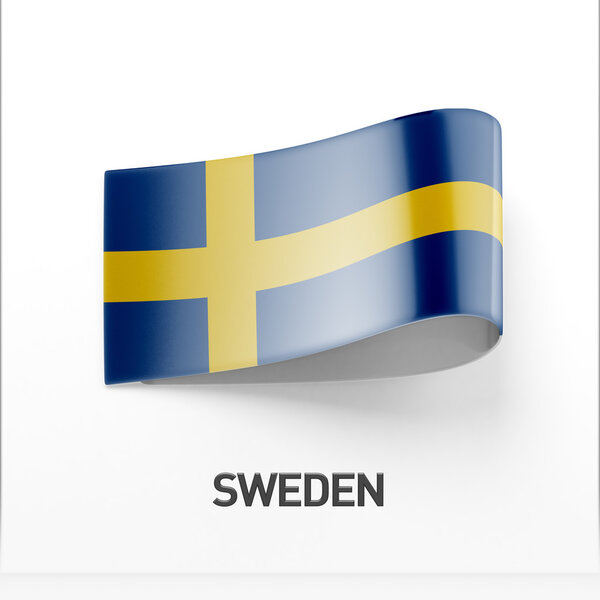 Значок флага Швеции
