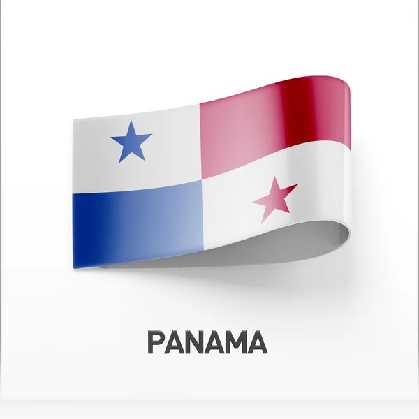 Panama Flag Icon — Stock Photo, Image