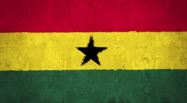 Bandiera del Ghana — Foto Stock