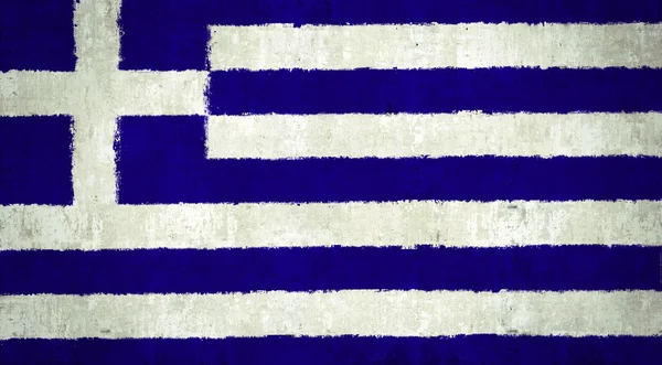 Greece Flag — Stock Photo, Image