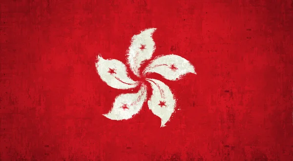 Hong Kong Flag — Stock Photo, Image