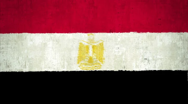 Bandera de Egipto — Foto de Stock