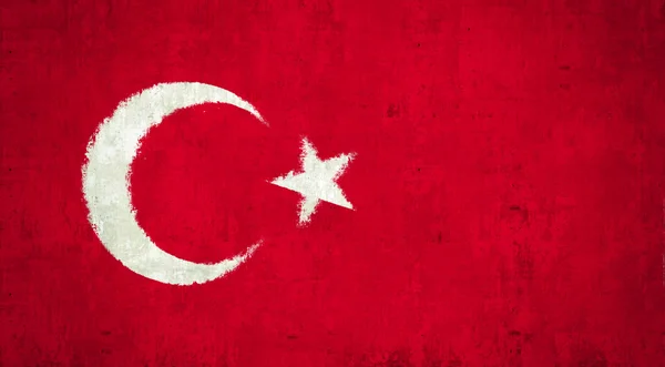 Bandera de Turquía — Foto de Stock