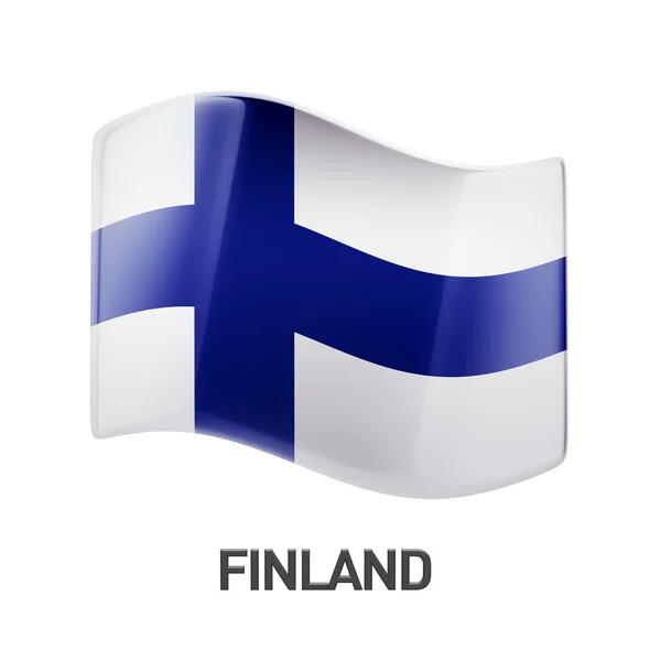 Ikon tanda Finlandia — Stok Foto