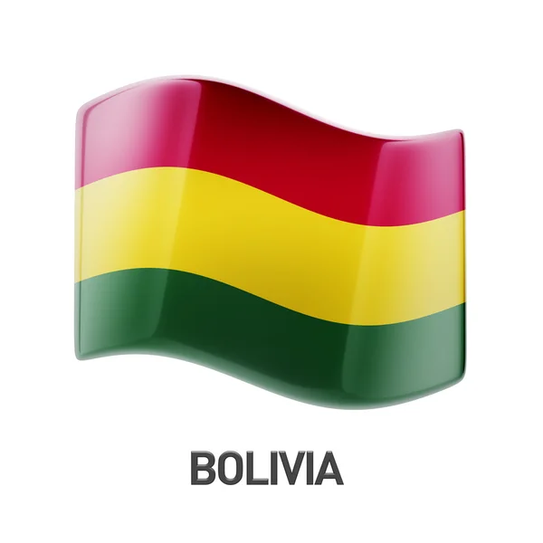 Icono Bandera de Bolivia —  Fotos de Stock