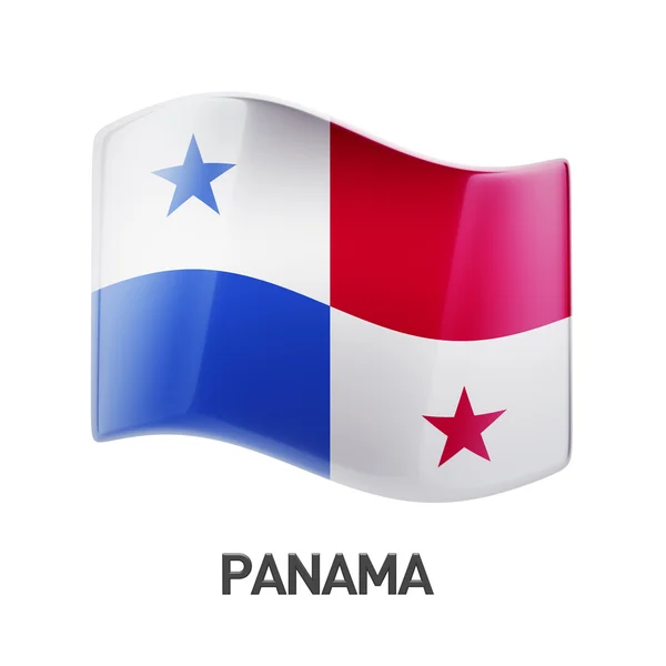 Icona Bandiera Panama — Foto Stock