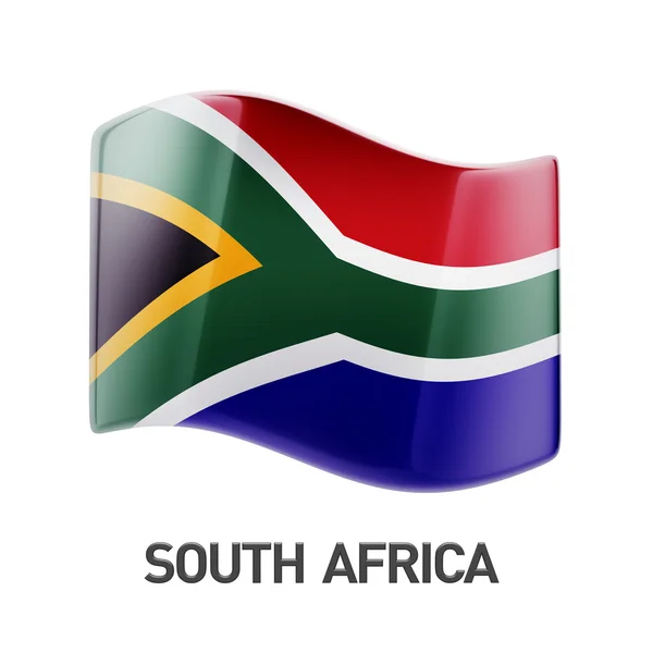 Icona della bandiera sudafricana — Foto Stock