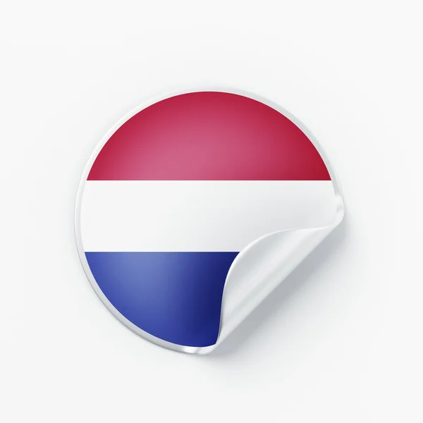 Netherlands Flag Icon — Stock Photo, Image