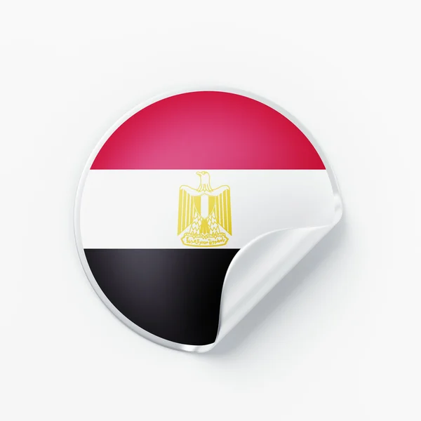 Egypt Flag Icon — Stock Photo, Image
