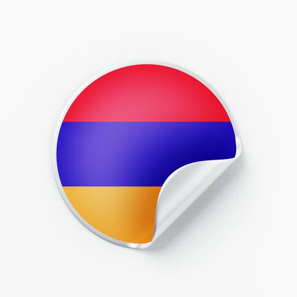 Arménia Ícone da bandeira — Fotografia de Stock