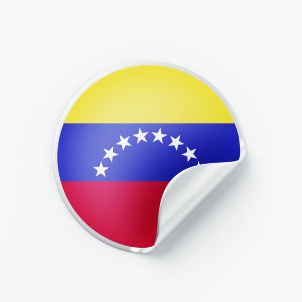 Значок флага Венесуэлы — стоковое фото