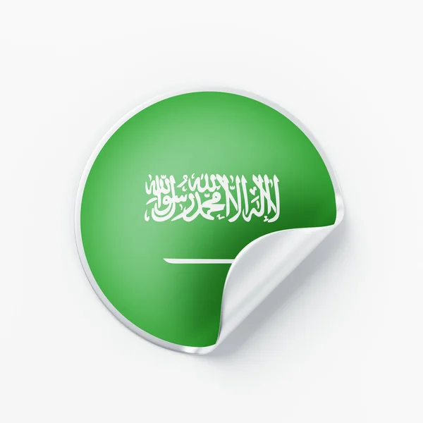 Saudi Arabia Flag Icon — Stock Photo, Image