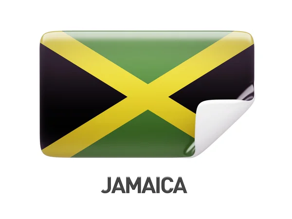 Jamaica Flag Icon — Stock Photo, Image