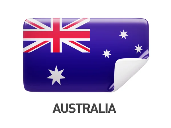 Australië vlagpictogram — Stockfoto