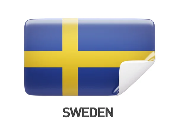 Icona bandiera Svezia — Foto Stock