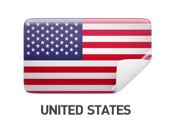 USA flagga icon — Stockfoto