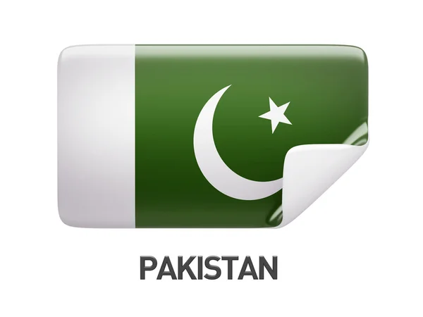 파키스탄 국기 아이콘 — 스톡 사진