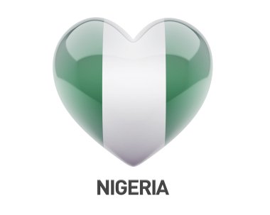 Nijerya bayrak kalp simgesi 