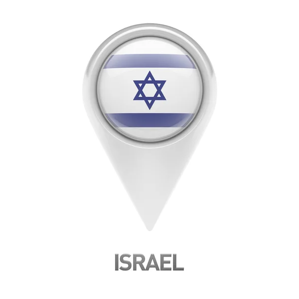 Значок прапор Ізраїлю — стокове фото