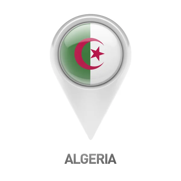 Algeria Flag Icon — Stock Photo, Image