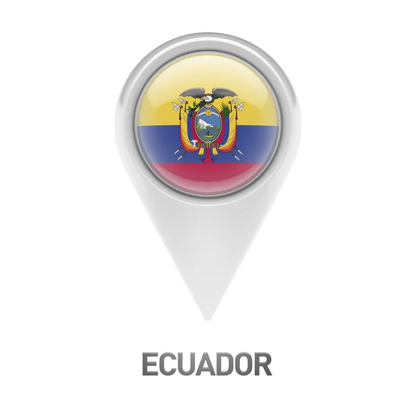 Icono de la bandera de Ecuador —  Fotos de Stock