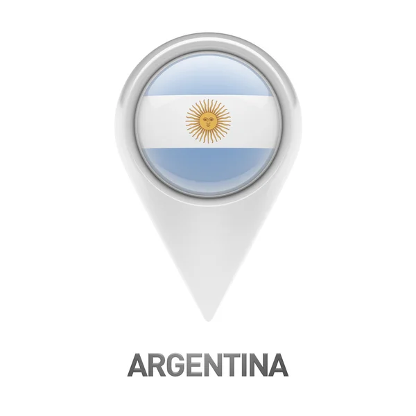 Arjantin bayrağı simgesi — Stok fotoğraf