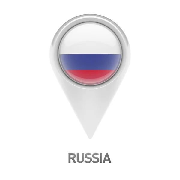 Rusia icono de la bandera — Foto de Stock