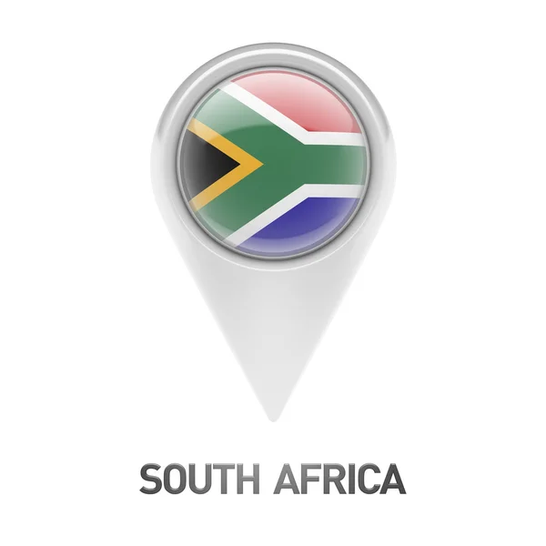 South Africa Flag Icon — Stock Photo, Image