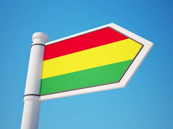 Bolivia Flag Sign — Stock Photo, Image