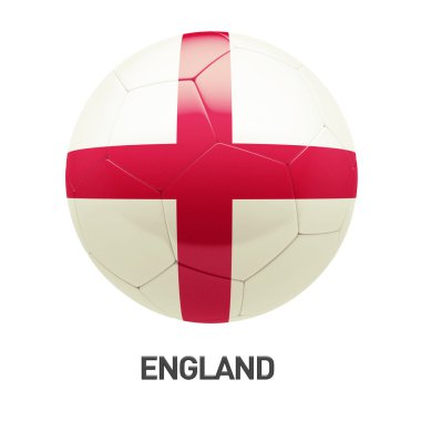 İngiltere bayrak futbol simgesi