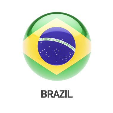 Brazil Flag Icon clipart