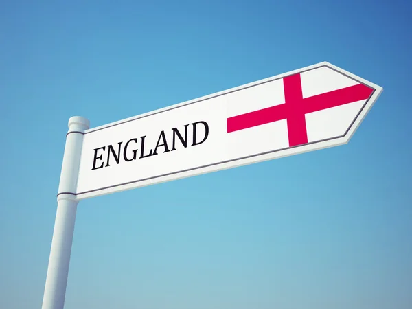 Engeland vlag teken — Stockfoto