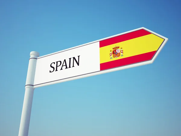 Spagna Segno di bandiera — Foto Stock