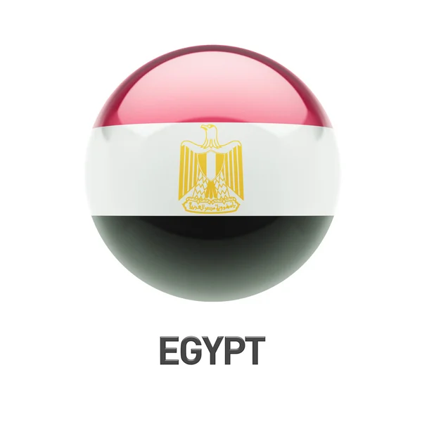 Het pictogram van de vlag van Egypte — Stockfoto