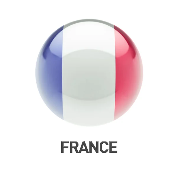 フランス国旗のアイコン — ストック写真