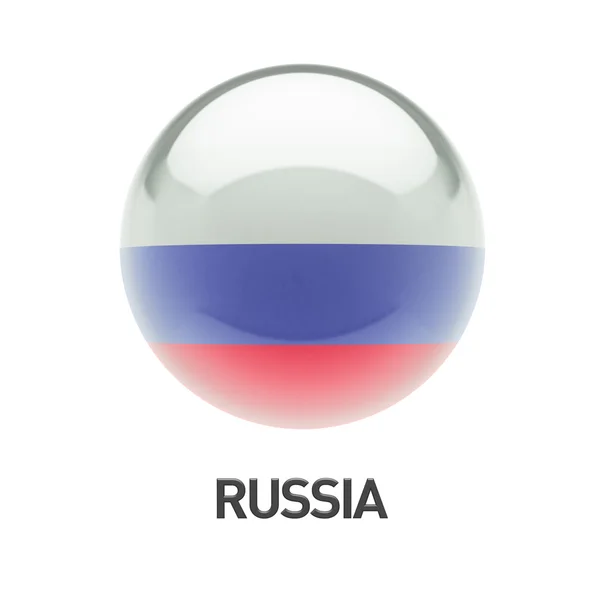 Symbol der russischen Flagge — Stockfoto