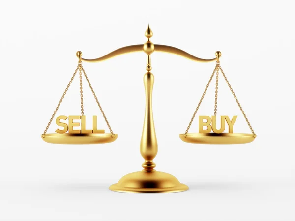 Vendi e acquista Justice Scale Concept — Foto Stock