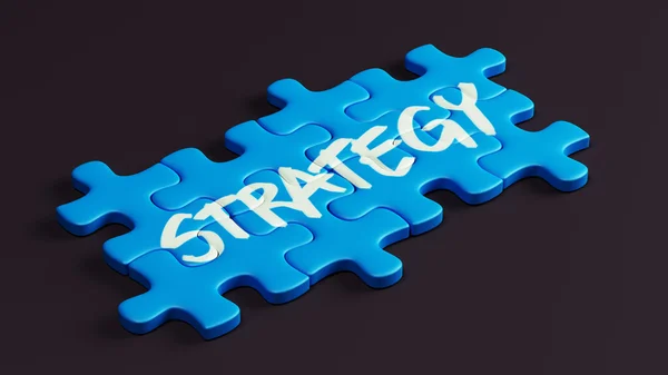 Strategy Puzzle — Stock Photo, Image