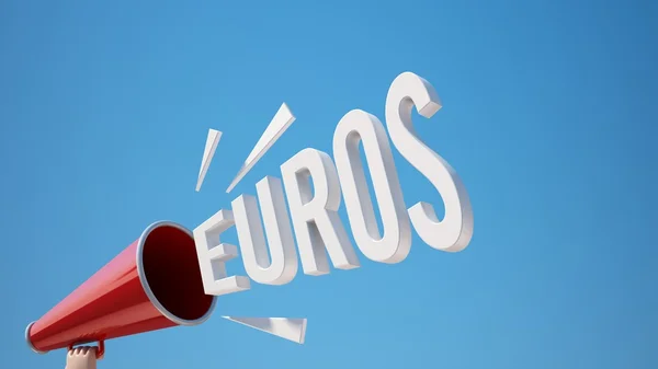 Concepto euros — Foto de Stock