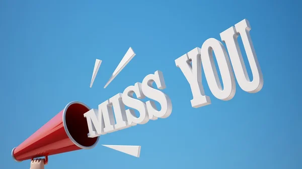 Miss You Concept — Stock Photo, Image