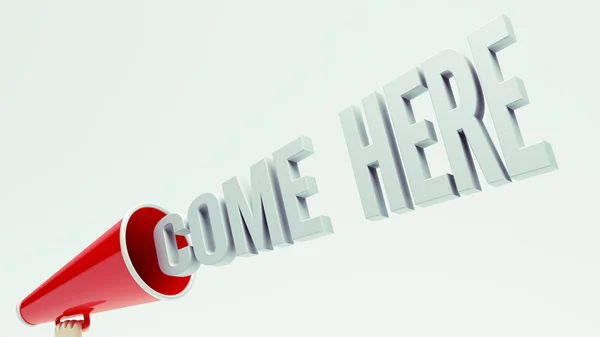 Come Here Concept — Stock Photo, Image
