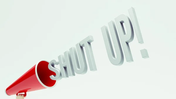 Shut Up — Stock Photo, Image